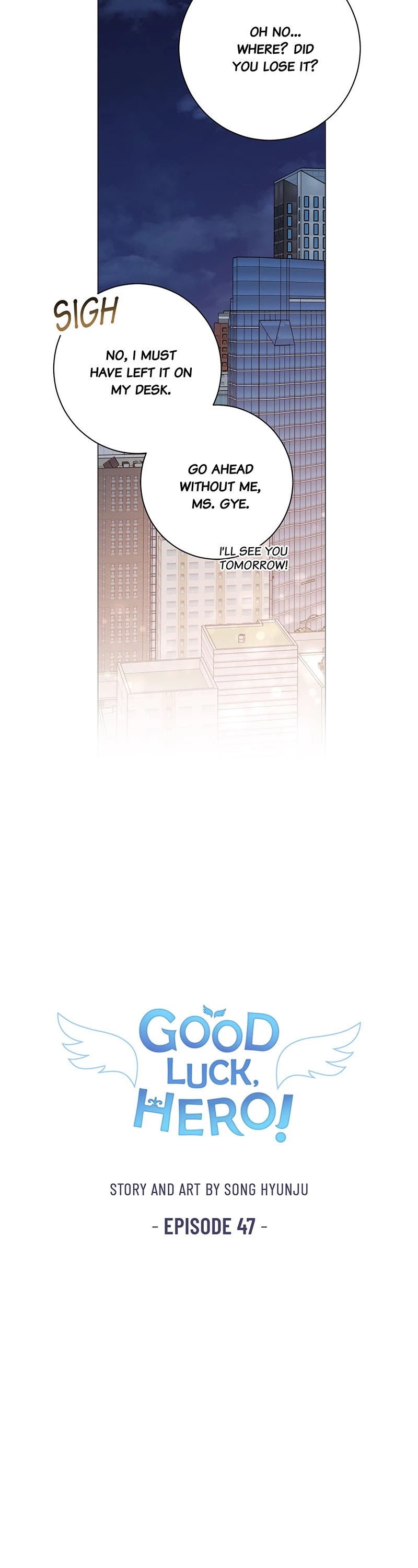 Best Of Luck, Warrior! chapter 47 - page 5
