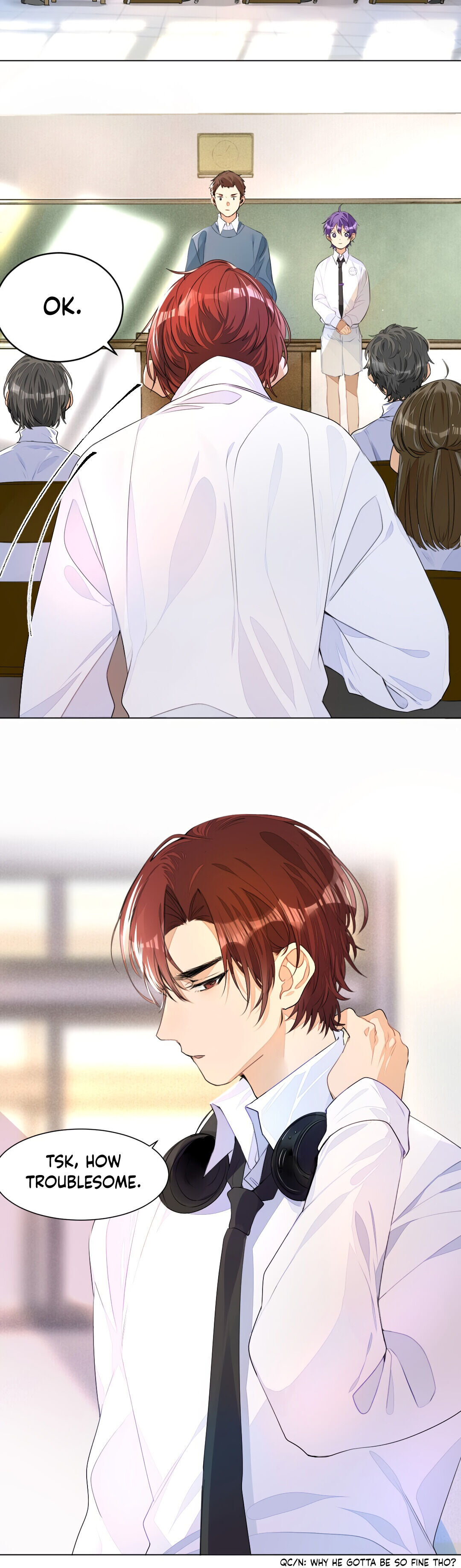 Did the Nerd Manage to Flirt with the Cutie Today? chapter 1 - page 7