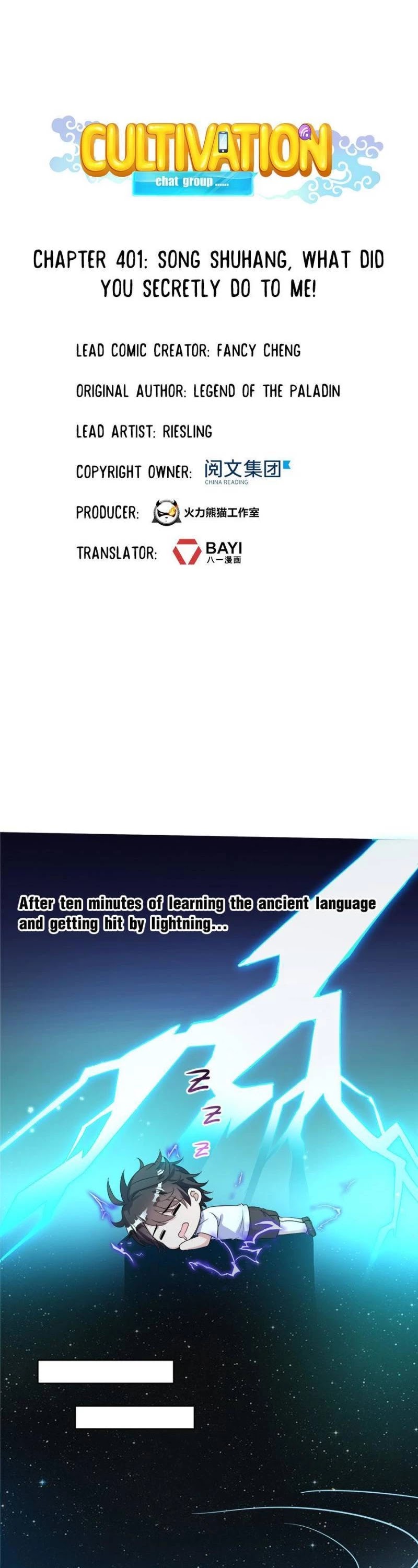 Cultivation Chat Group chapter 401 - page 1