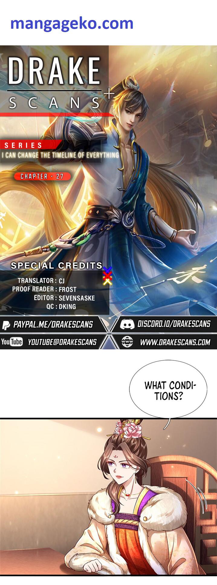 I Can Change The Timeline of Everything Chapter 27 - page 1