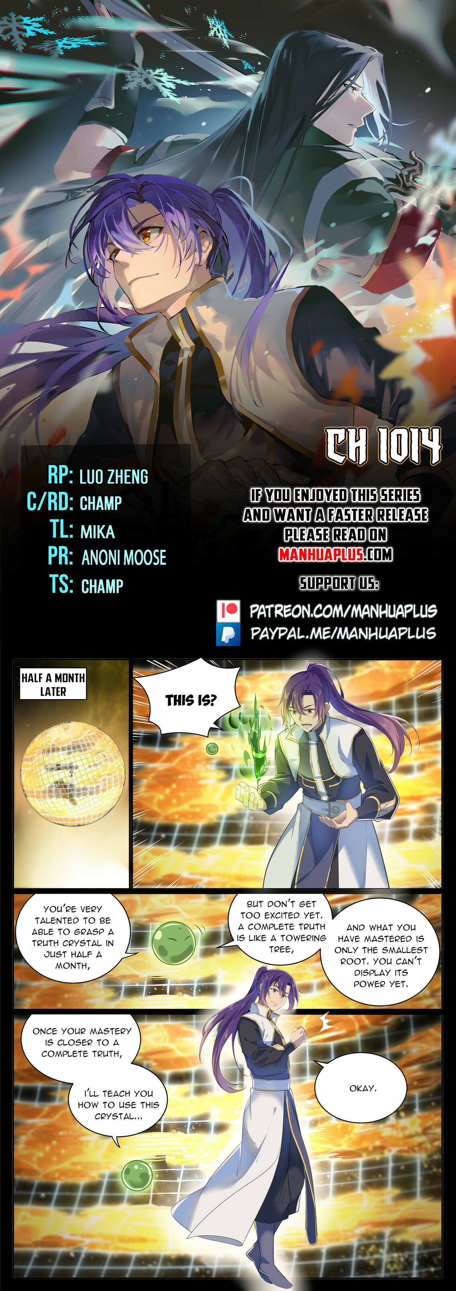 Apotheosis - Manhua chapter 1014 - page 1