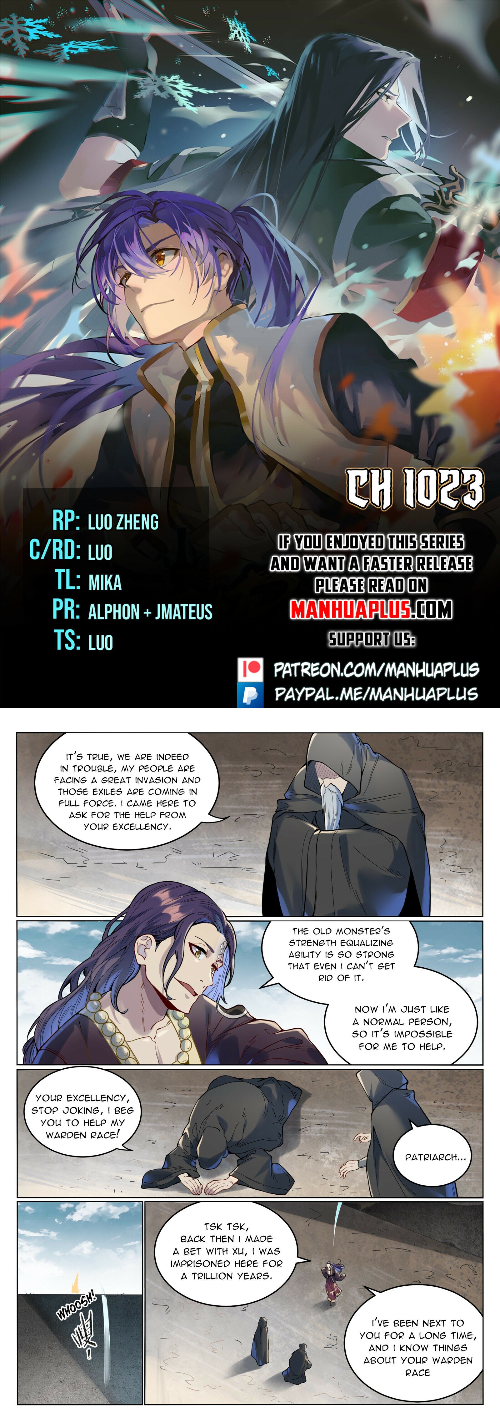 Apotheosis - Manhua chapter 1023 - page 1