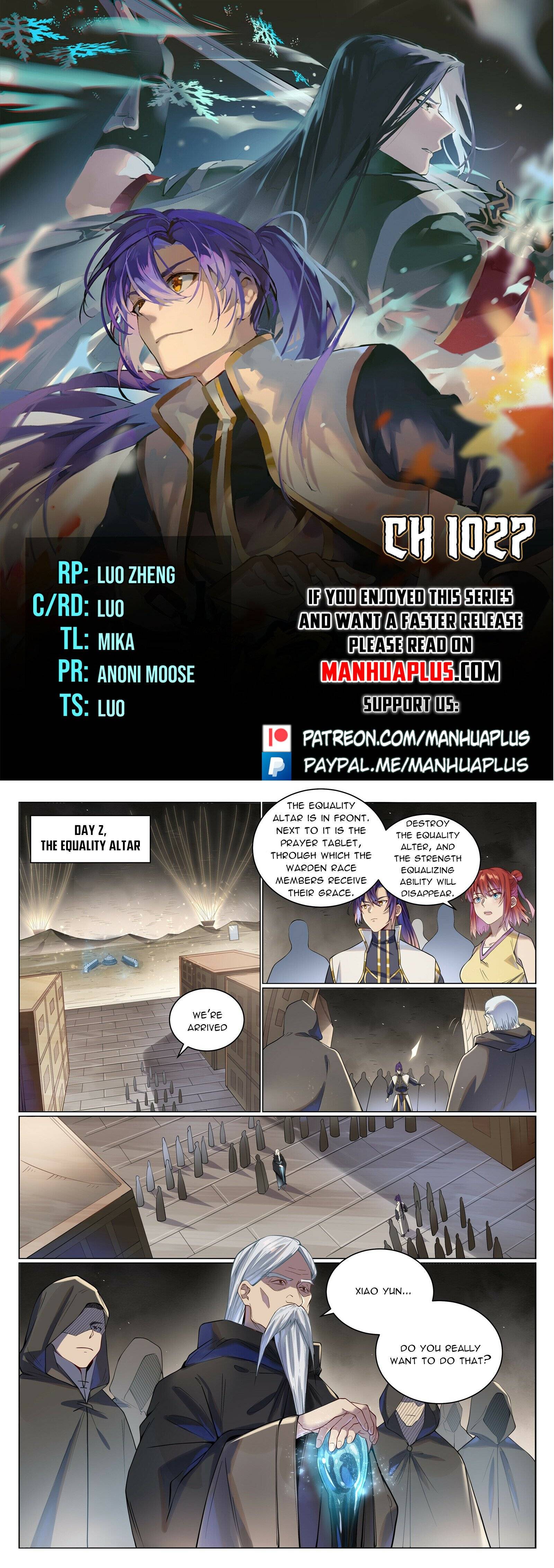 Apotheosis - Manhua Chapter 1027 - page 1
