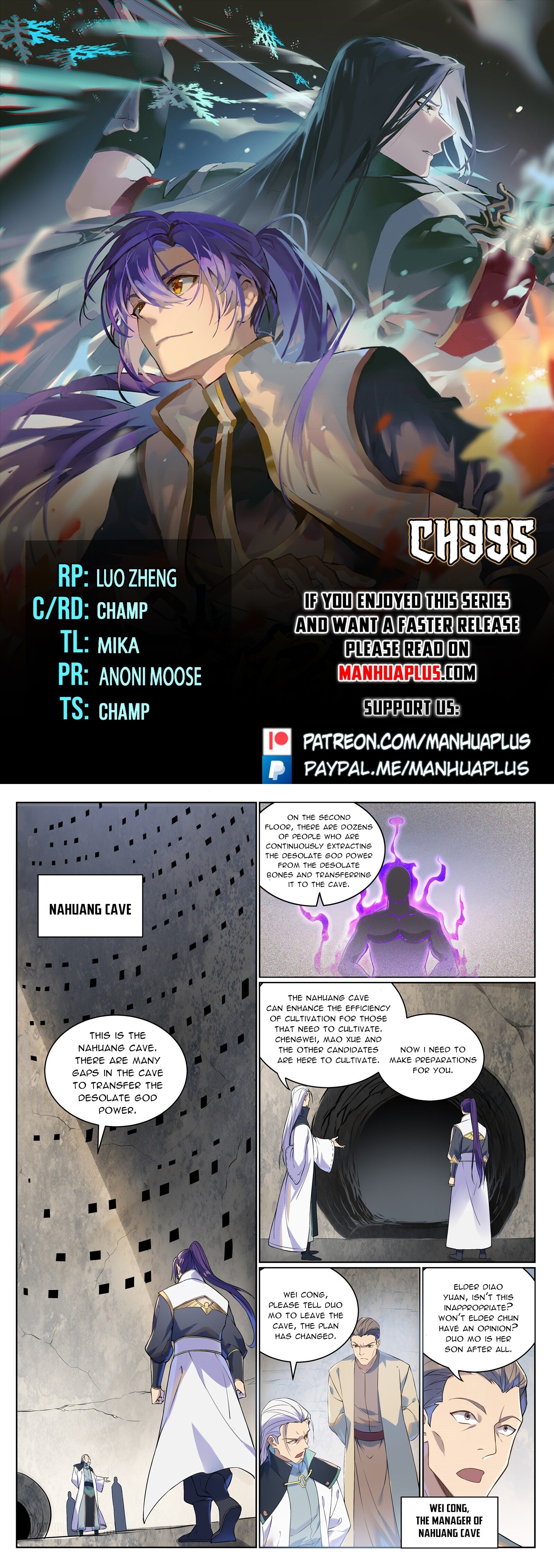 Apotheosis - Manhua chapter 995 - page 1