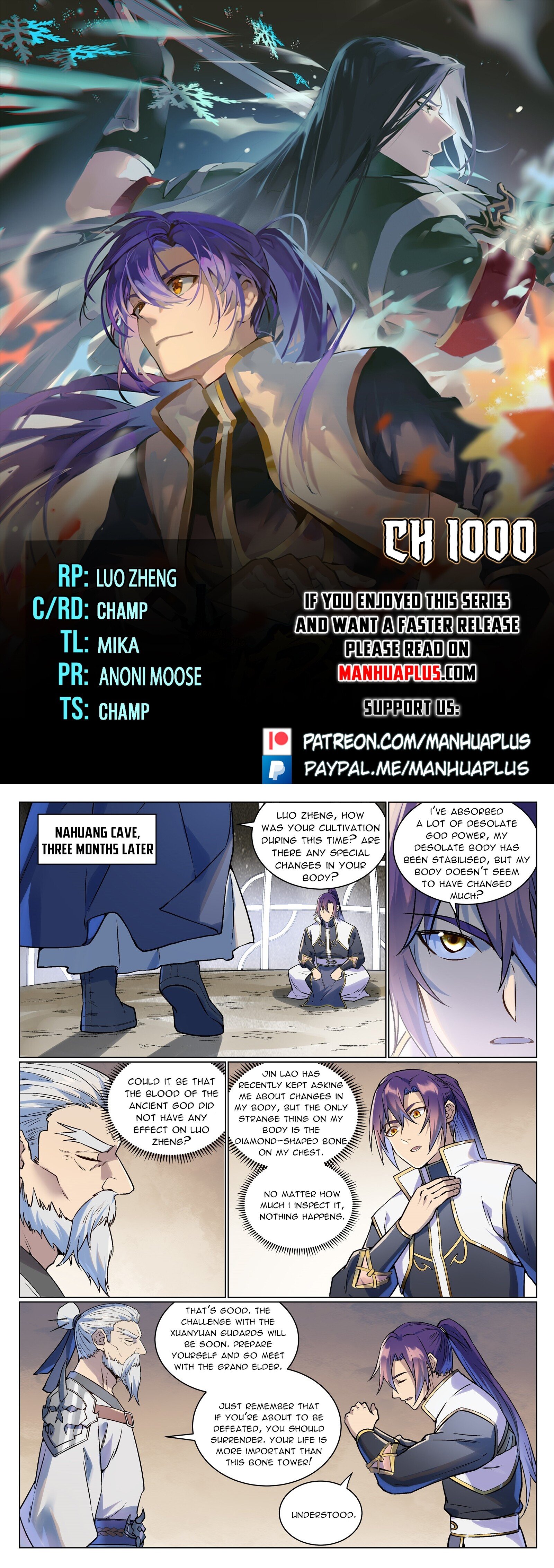 Apotheosis - Manhua chapter 1000 - page 1