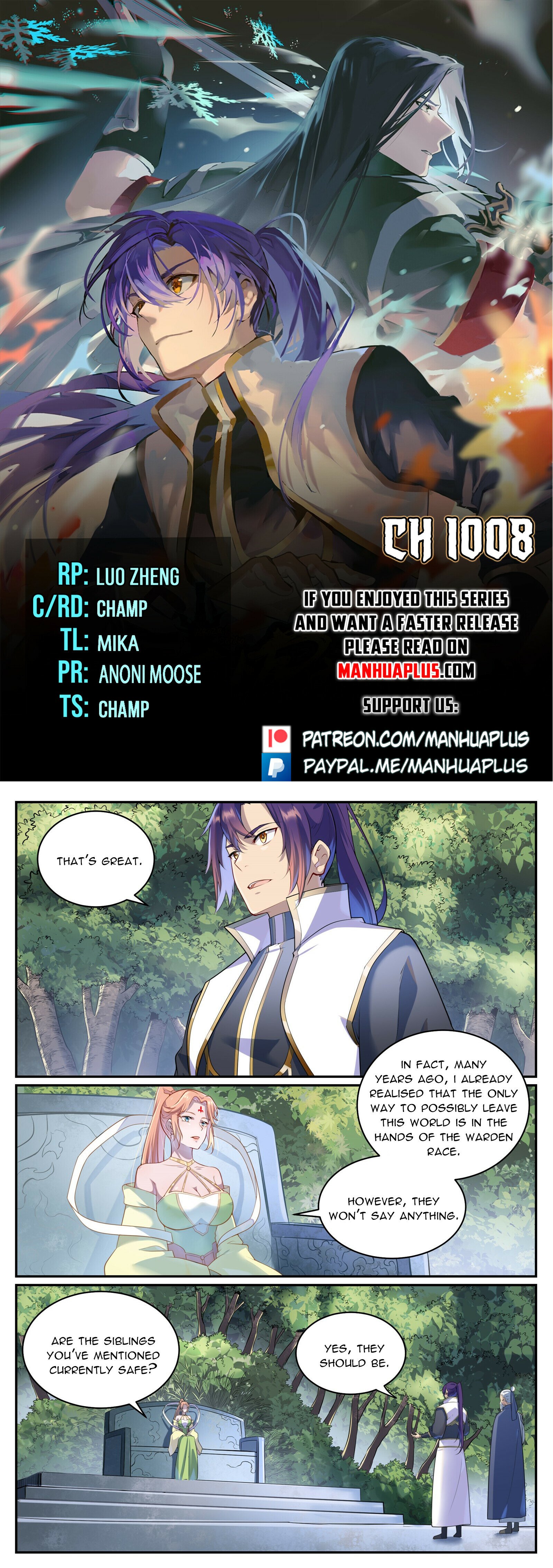 Apotheosis - Manhua chapter 1008 - page 1