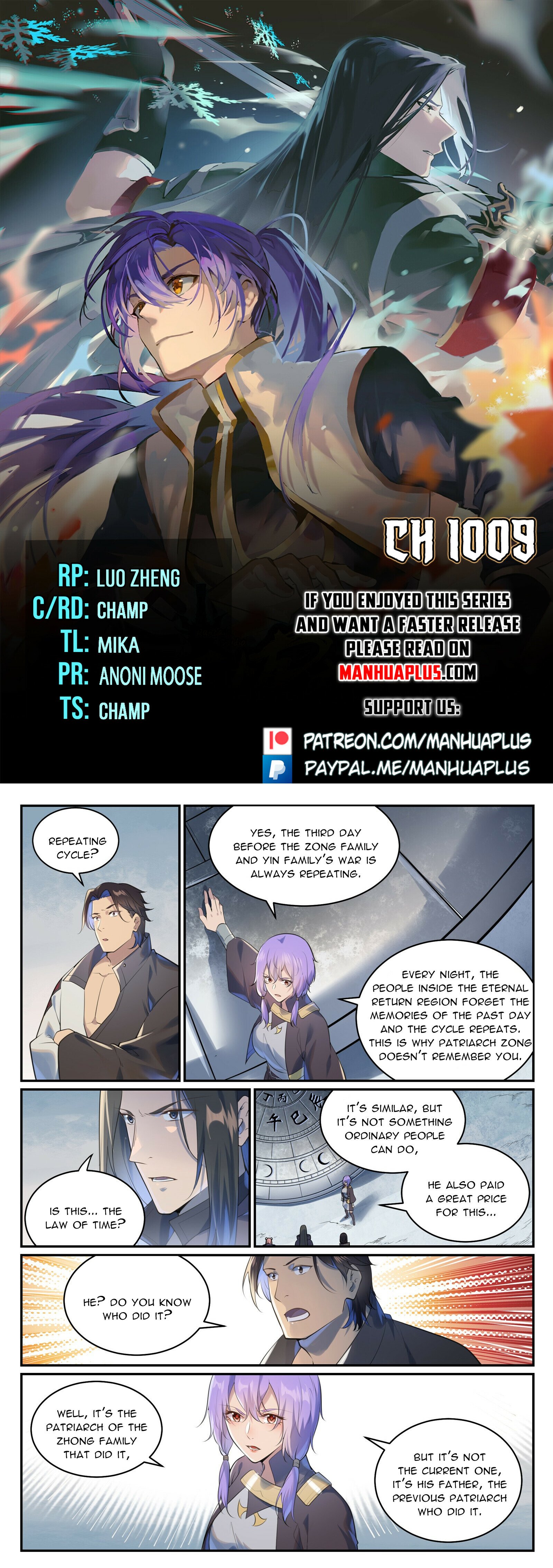 Apotheosis - Manhua chapter 1009 - page 1