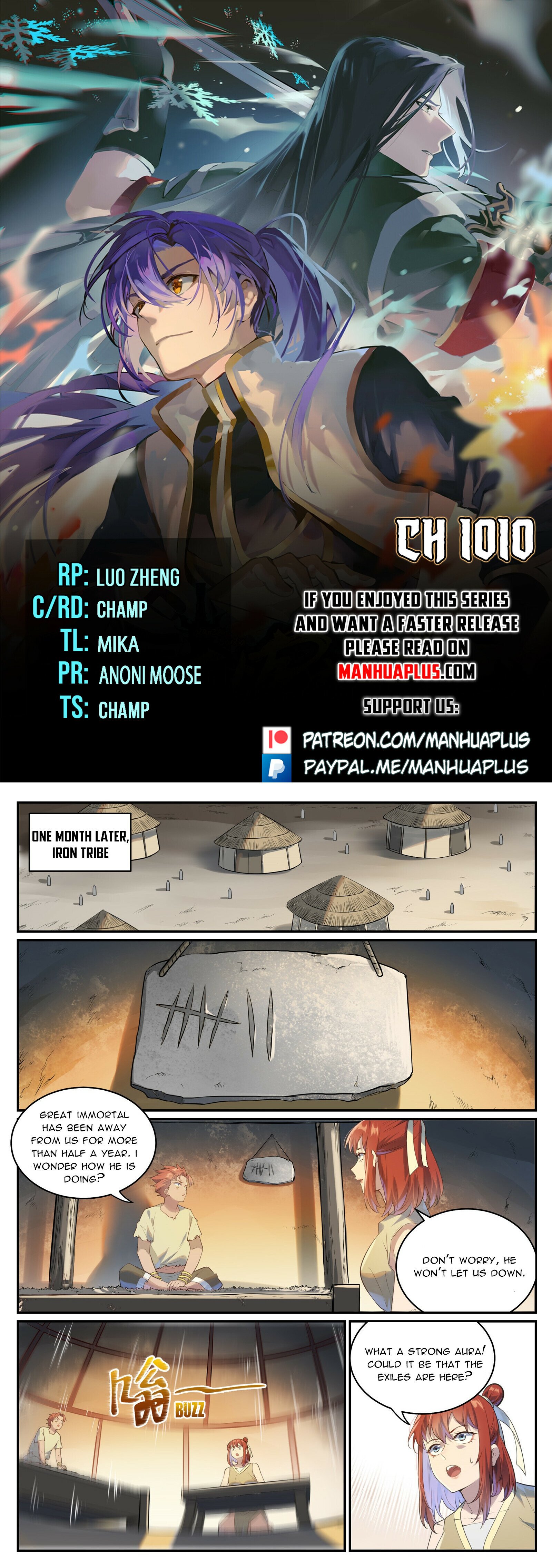 Apotheosis - Manhua chapter 1010 - page 1