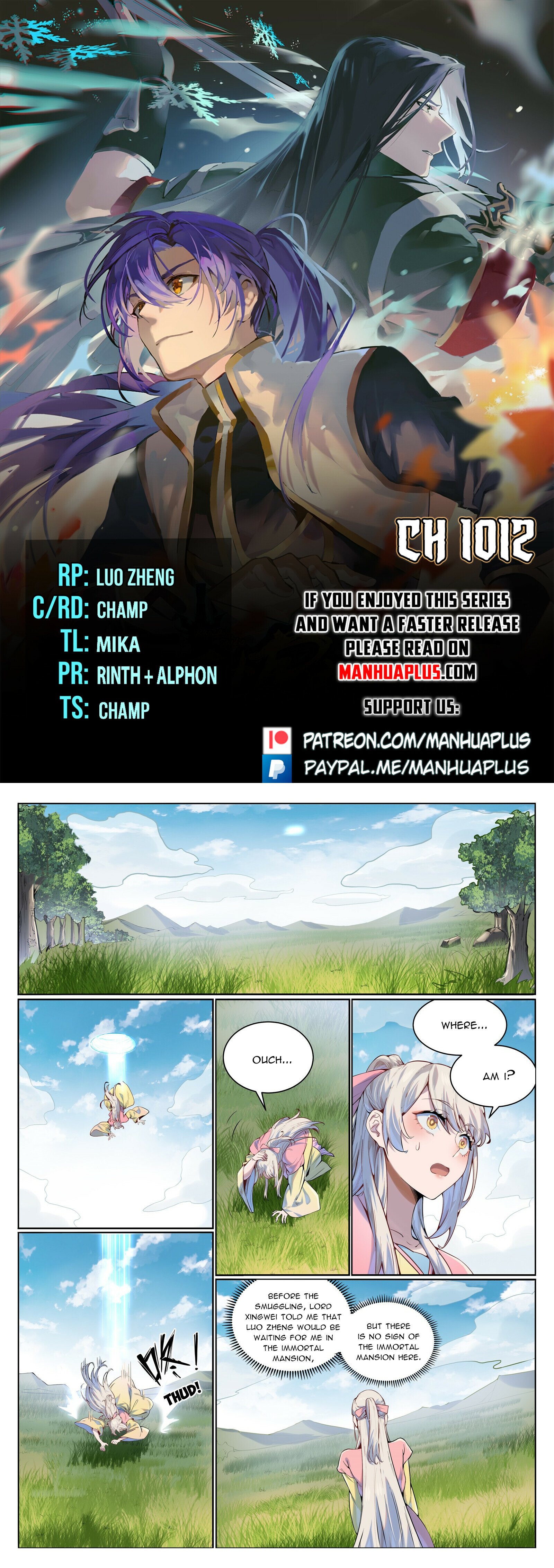 Apotheosis - Manhua chapter 1012 - page 1