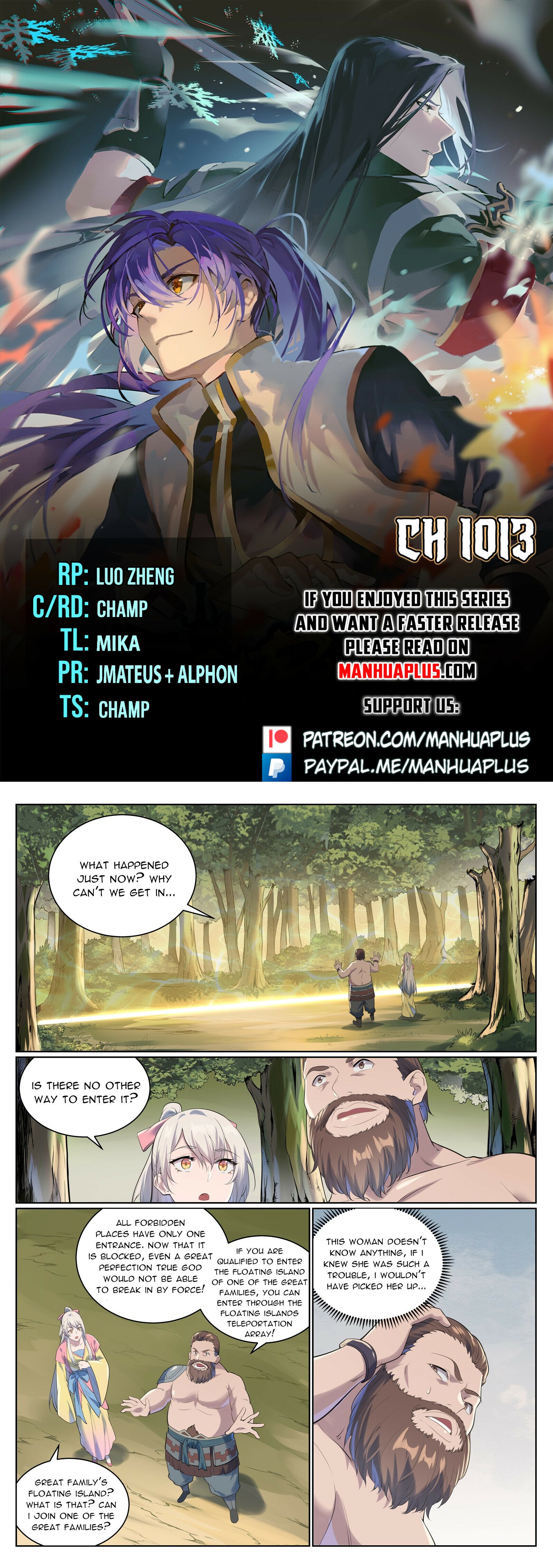 Apotheosis - Manhua chapter 1013 - page 1