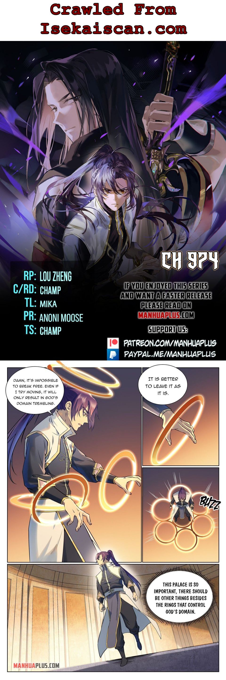 Apotheosis - Manhua chapter 974 - page 1