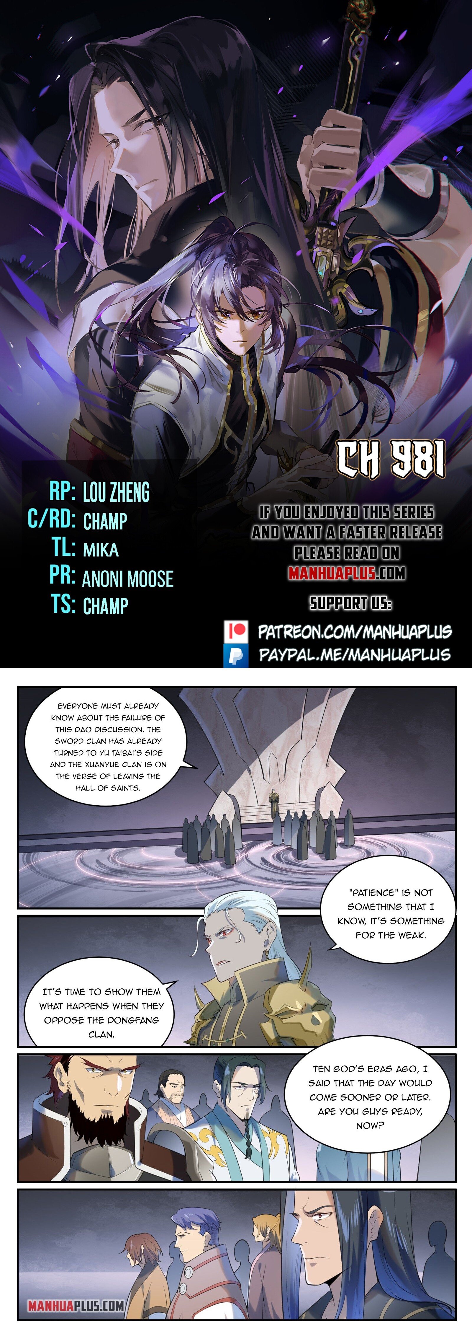 Apotheosis - Manhua chapter 981 - page 1