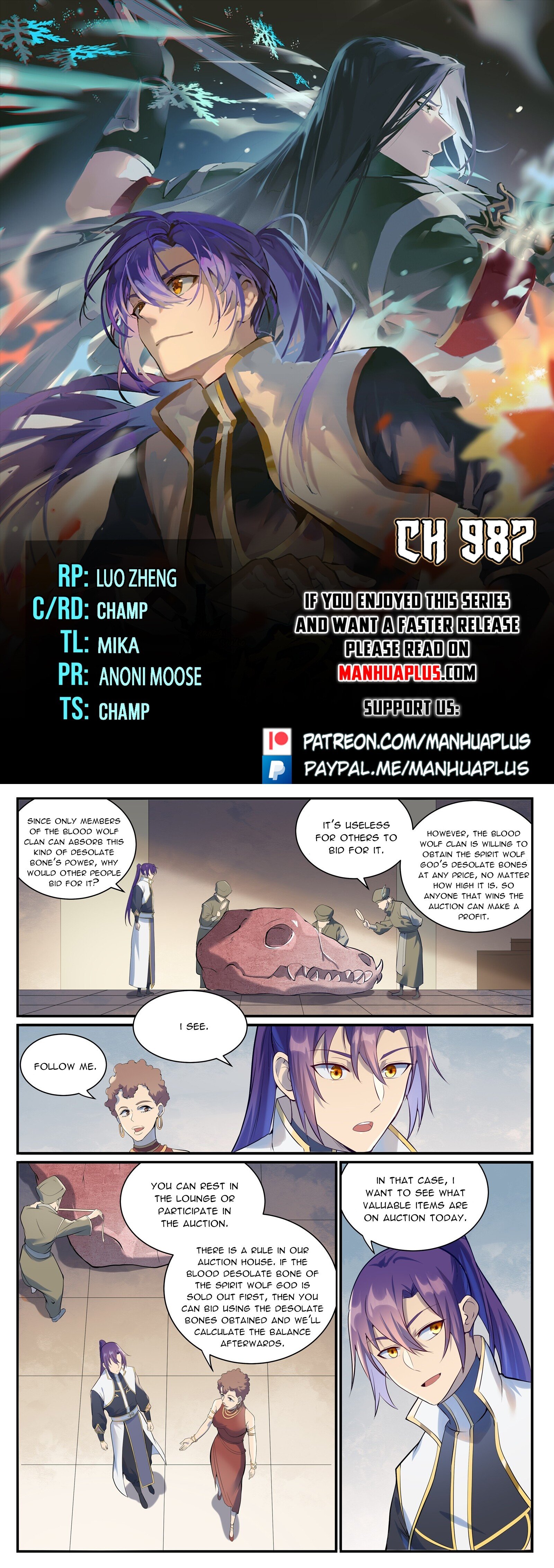 Apotheosis - Manhua chapter 987 - page 1