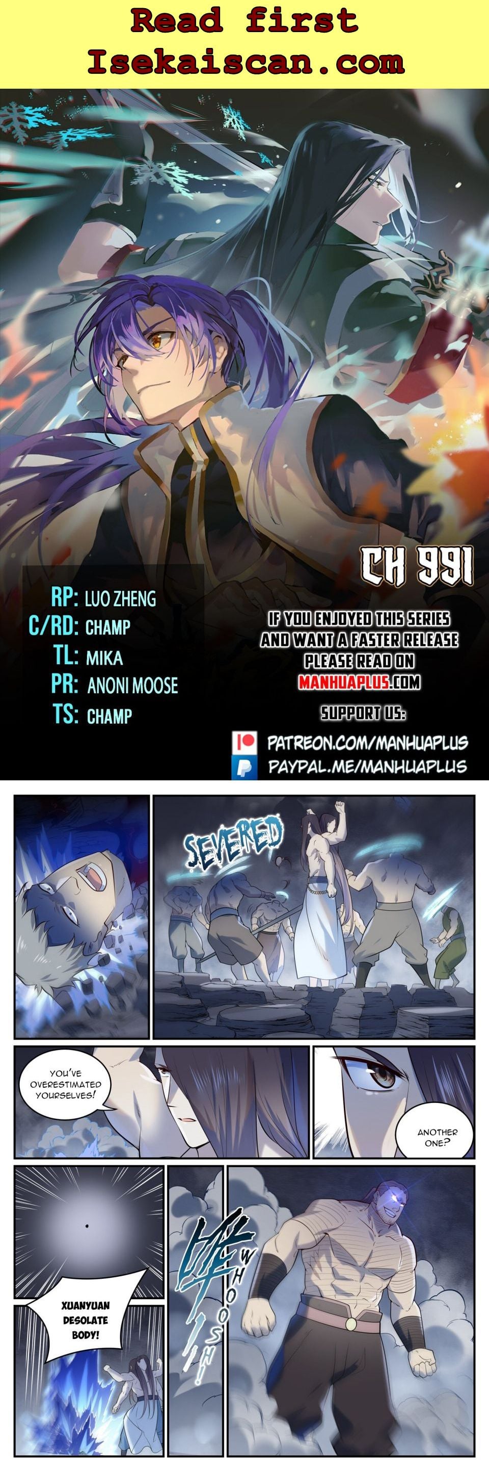 Apotheosis - Manhua chapter 991 - page 1