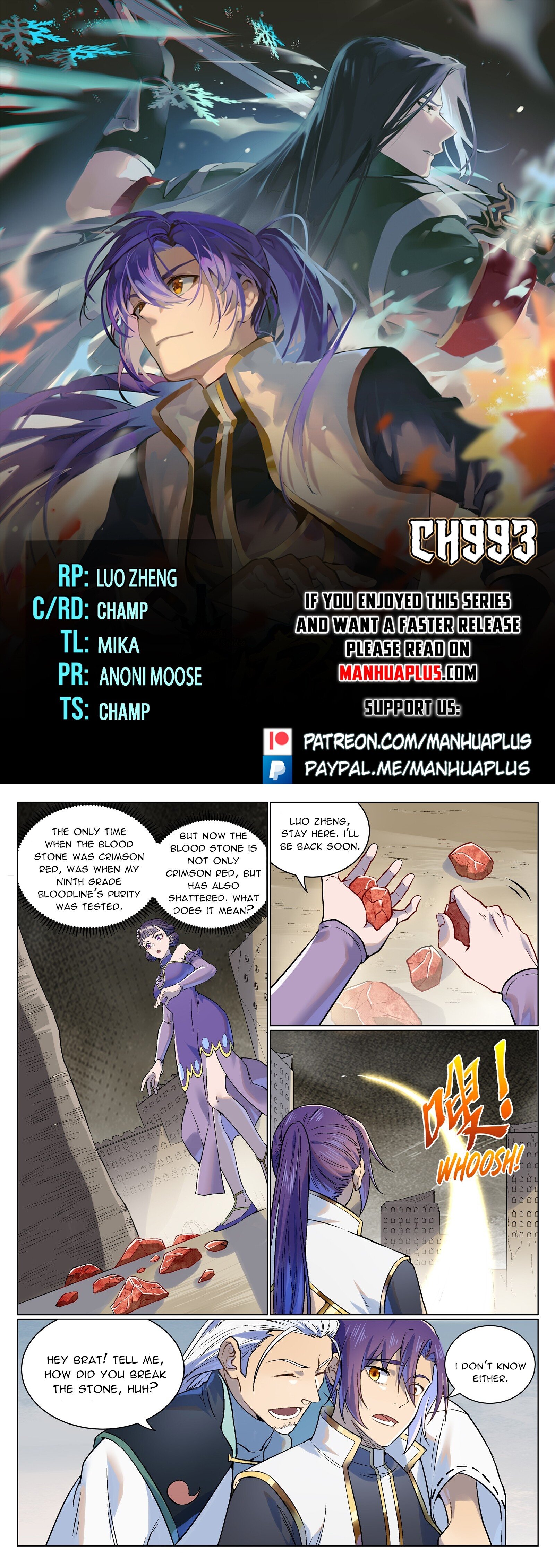 Apotheosis - Manhua chapter 993 - page 1