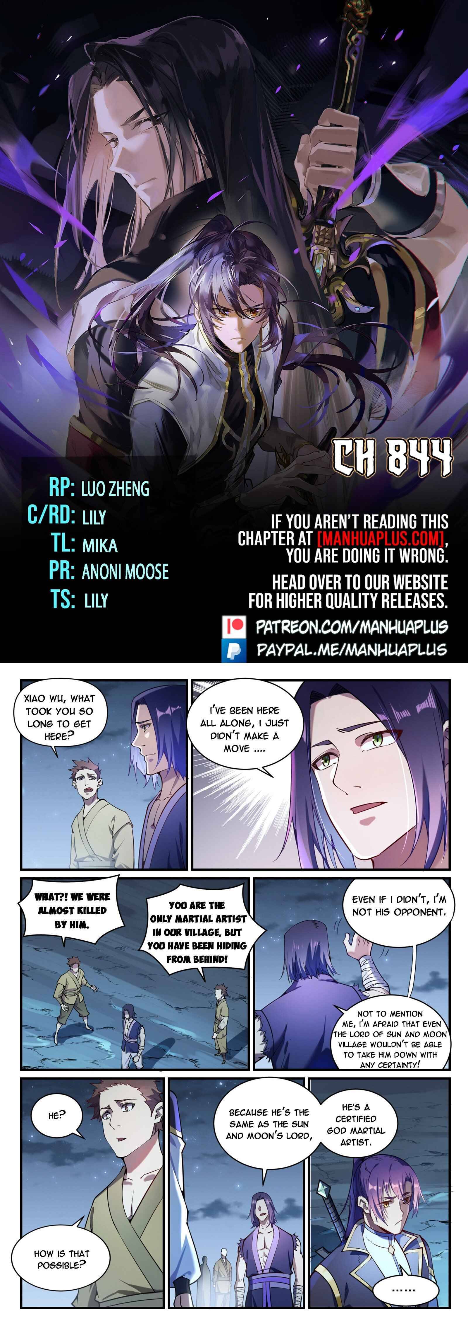 Apotheosis - Manhua chapter 844 - page 1