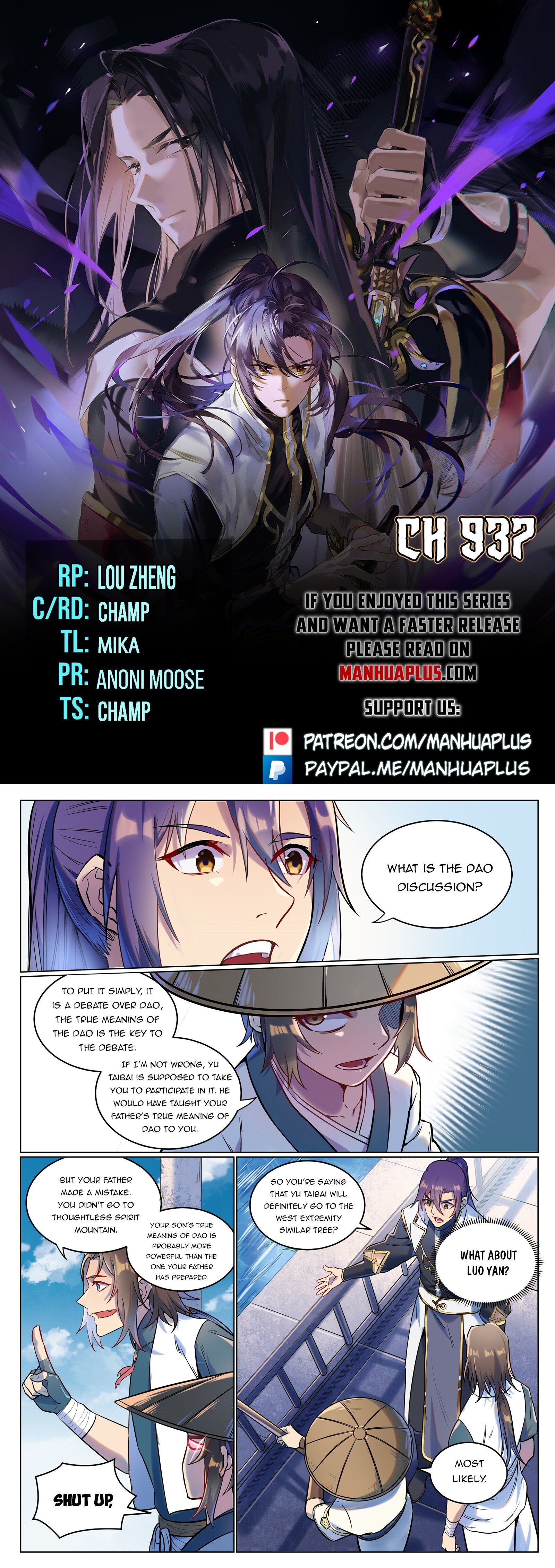 Apotheosis - Manhua chapter 937 - page 1