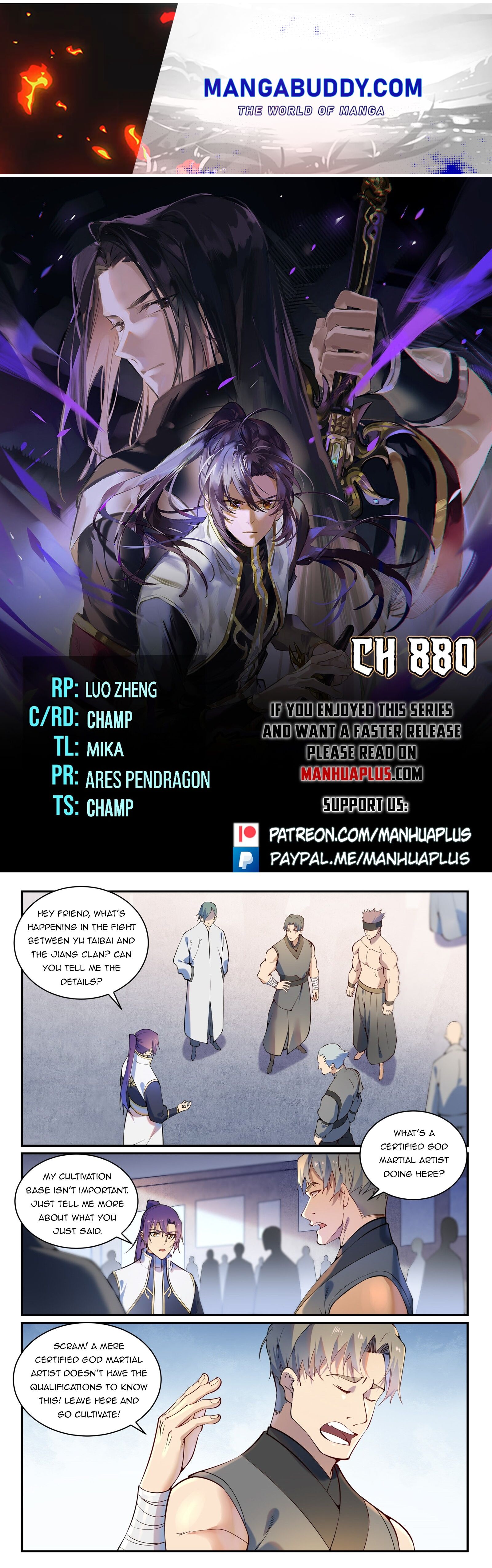 Apotheosis - Manhua chapter 880 - page 1