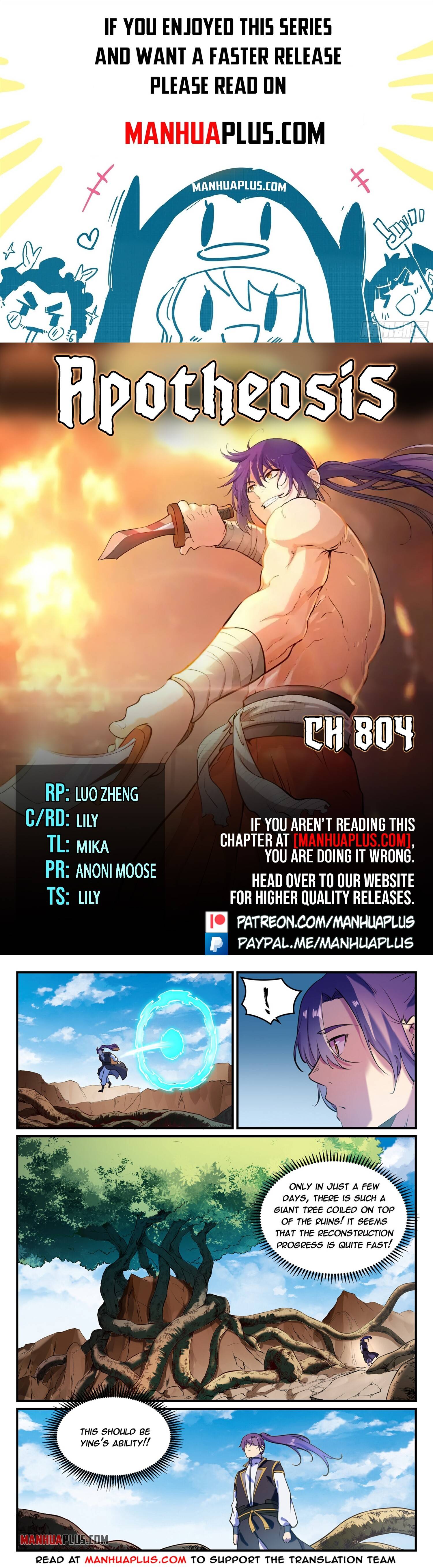 Apotheosis - Manhua chapter 804 - page 1