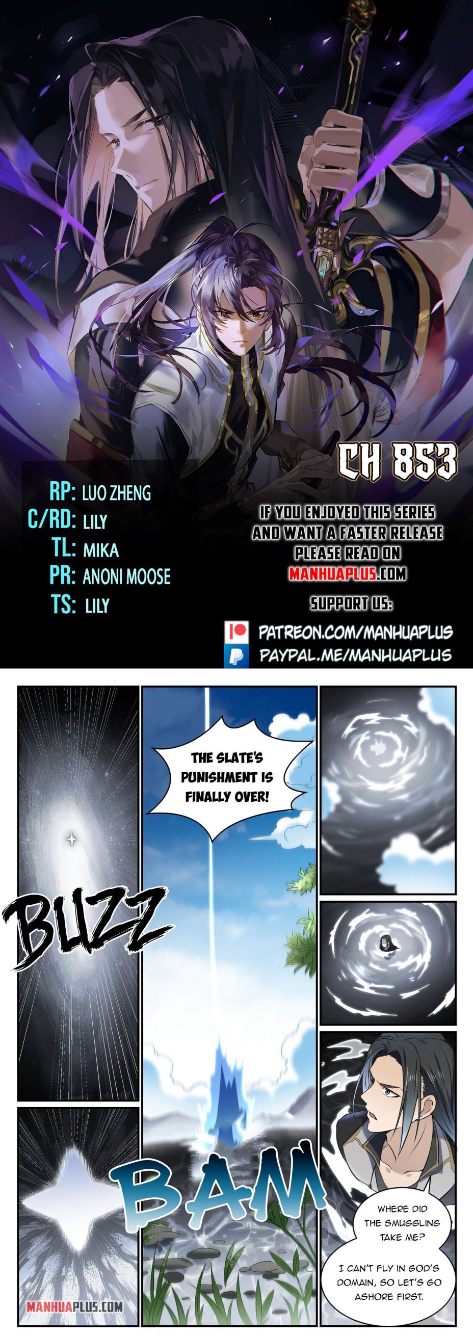 Apotheosis - Manhua chapter 853 - page 1