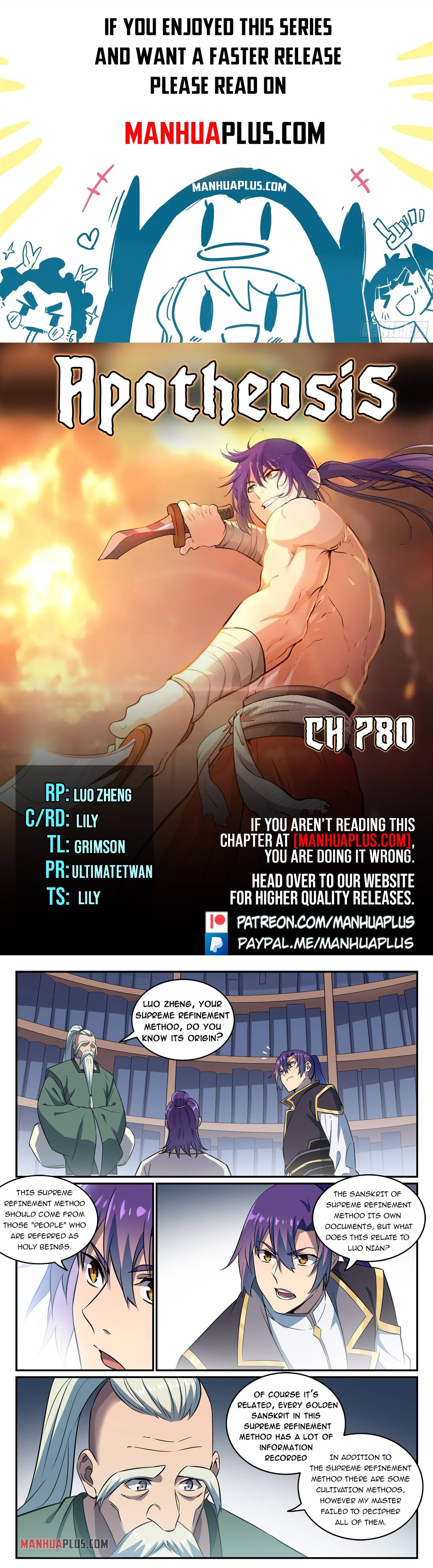 Apotheosis - Manhua chapter 780 - page 1