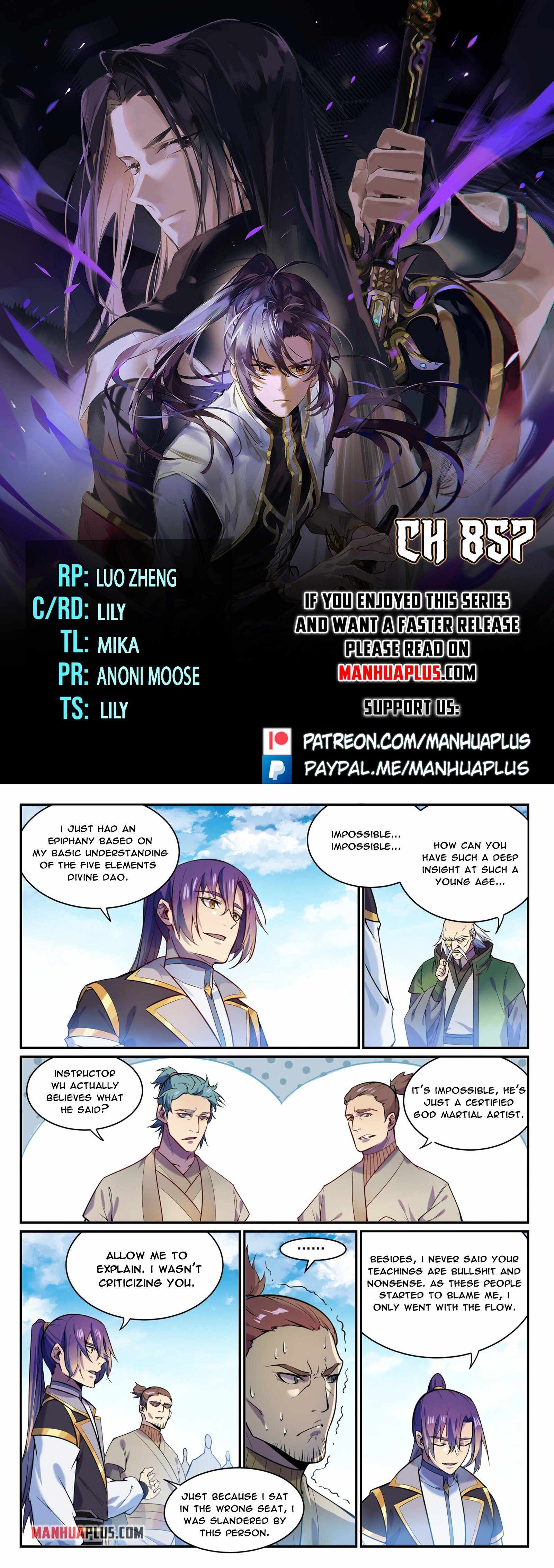 Apotheosis - Manhua chapter 857 - page 1