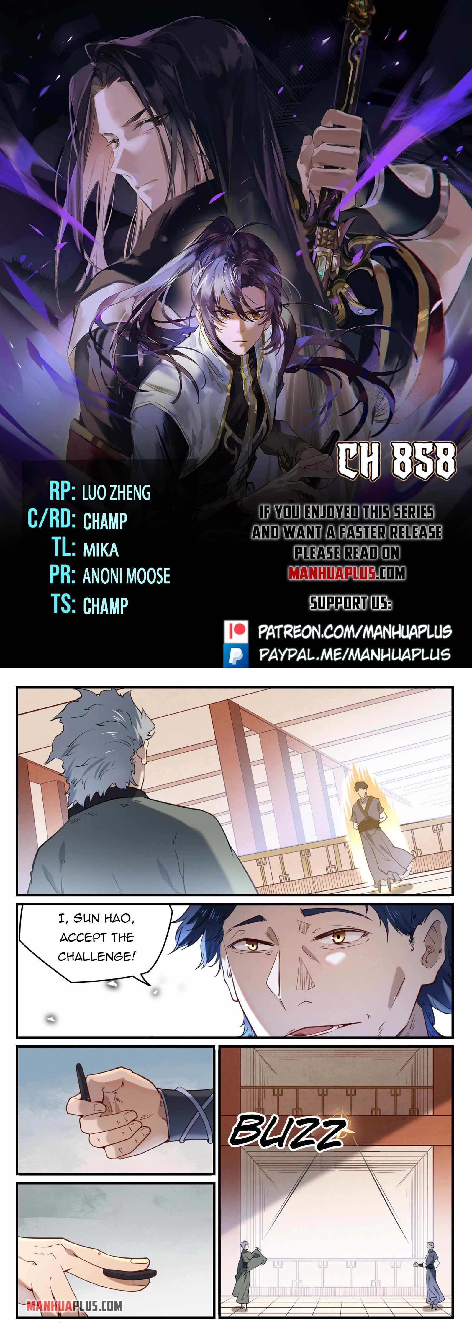 Apotheosis - Manhua chapter 858 - page 1