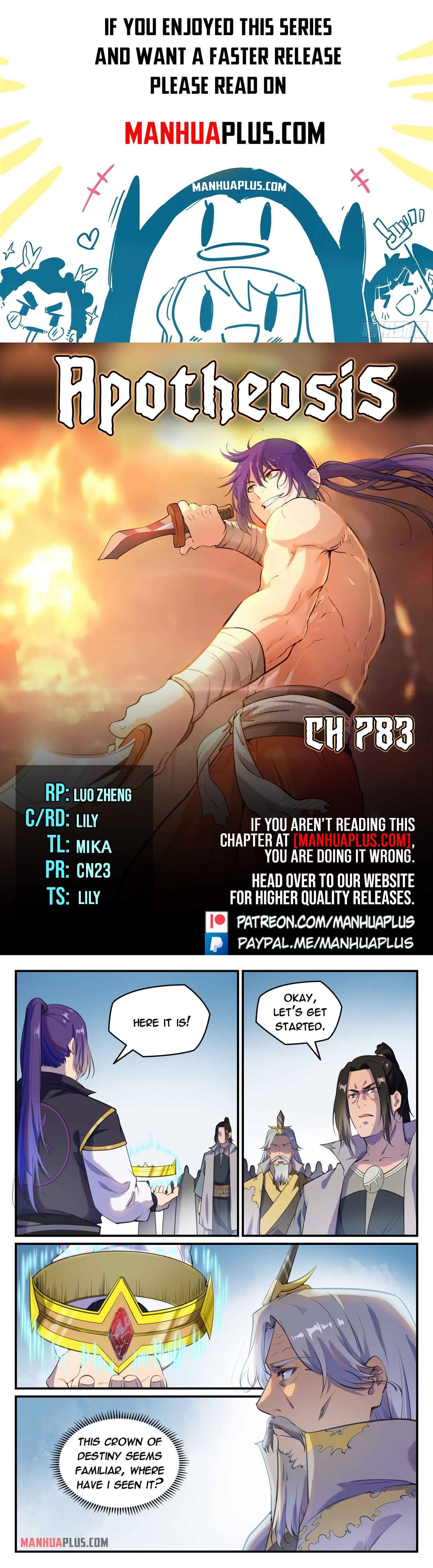 Apotheosis - Manhua chapter 783 - page 1