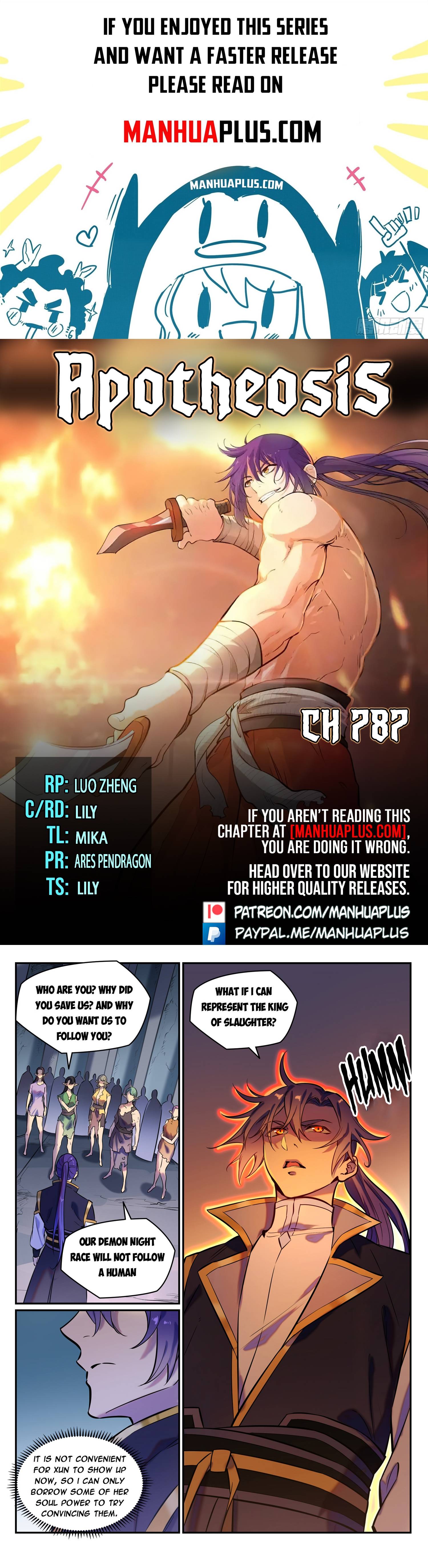 Apotheosis - Manhua chapter 787 - page 1