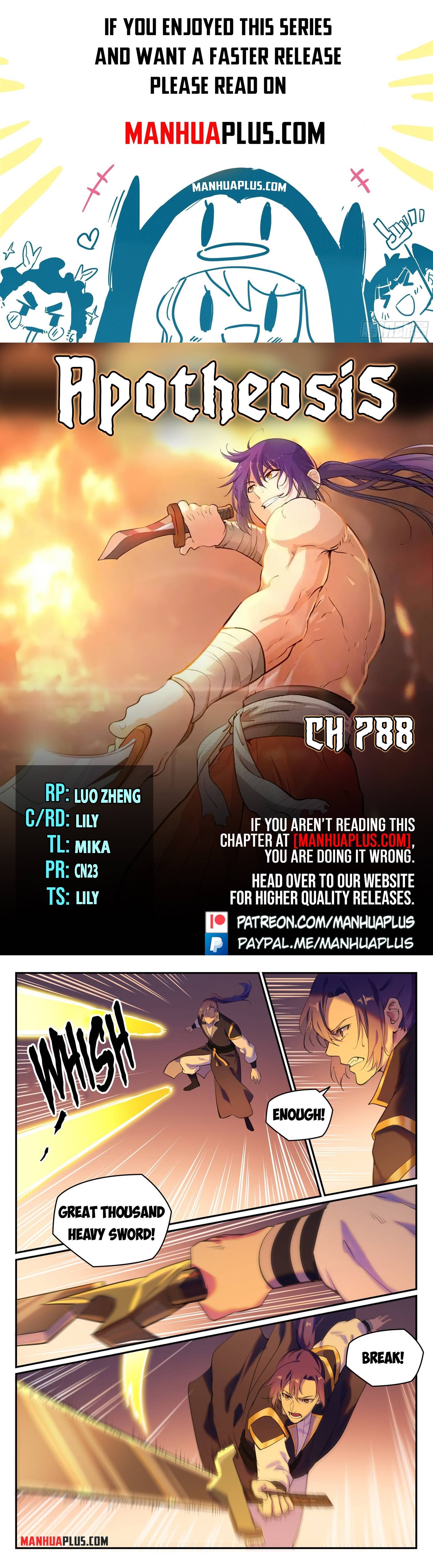 Apotheosis - Manhua chapter 788 - page 1