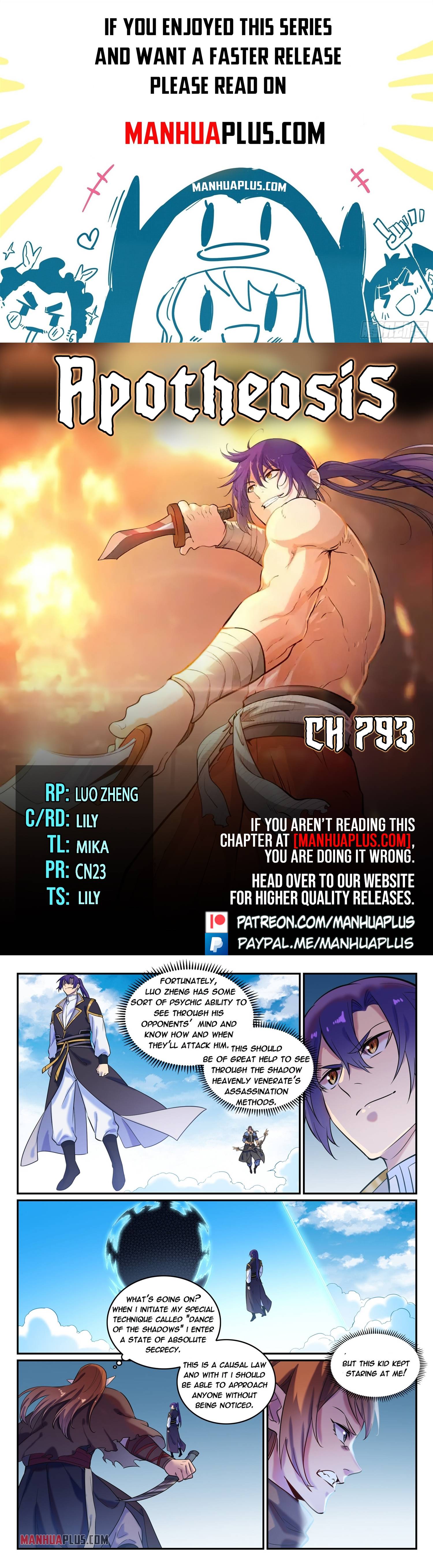 Apotheosis - Manhua chapter 793 - page 1