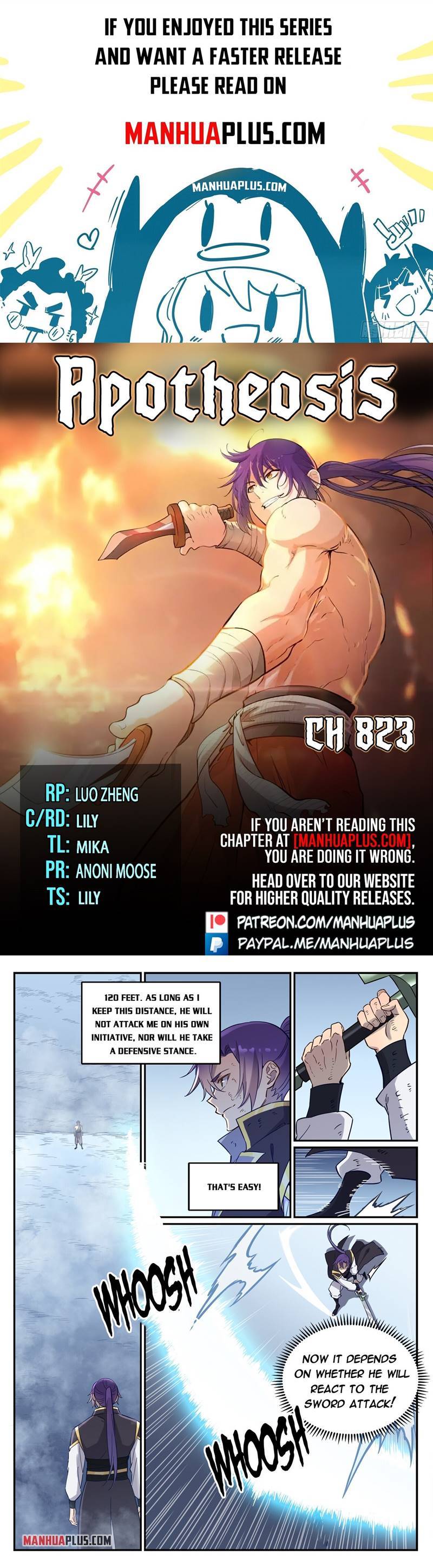 Apotheosis - Manhua chapter 823 - page 1