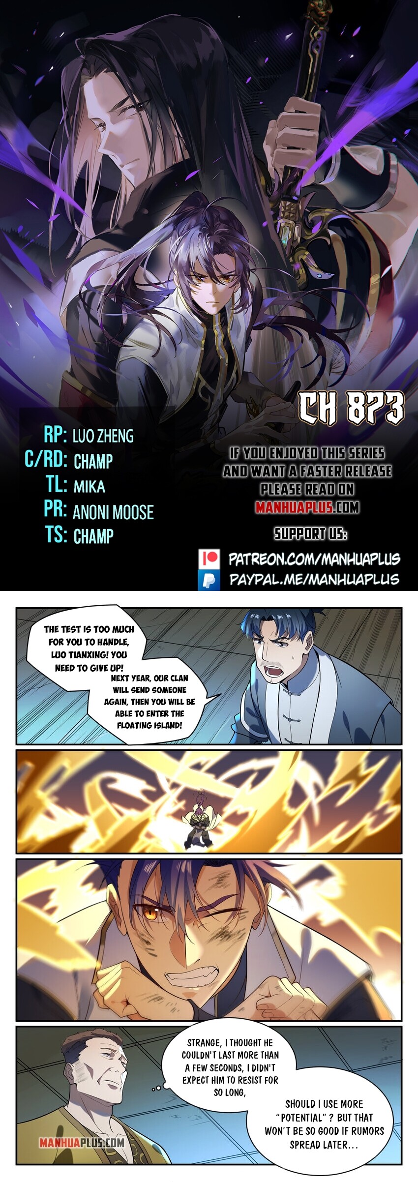 Apotheosis - Manhua chapter 873 - page 2