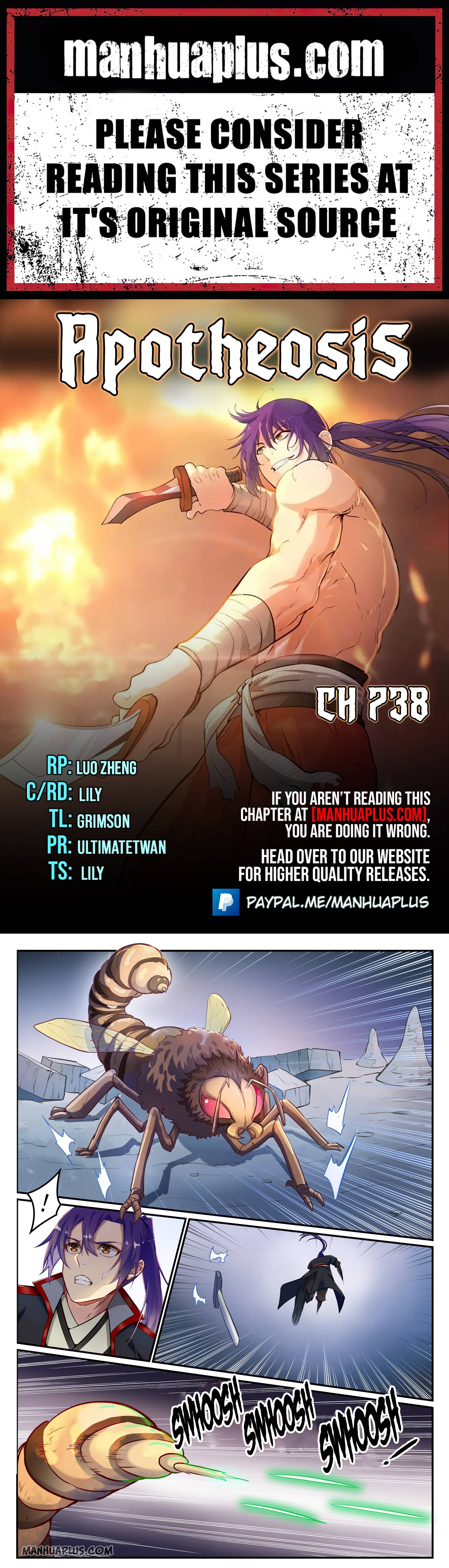 Apotheosis - Manhua chapter 738 - page 1