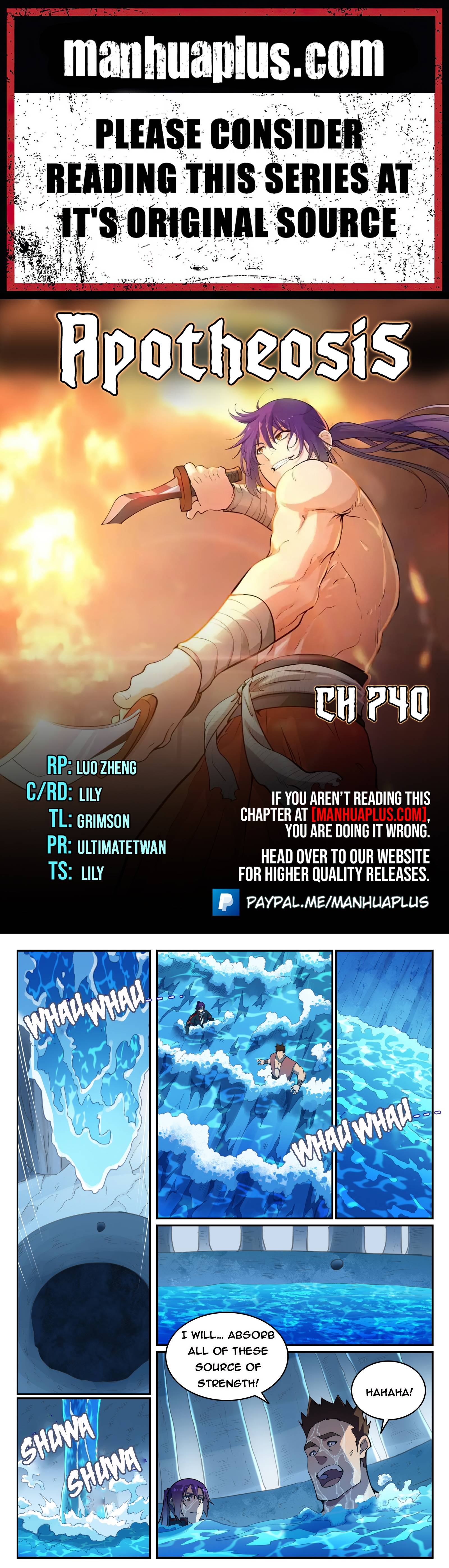 Apotheosis - Manhua chapter 740 - page 1