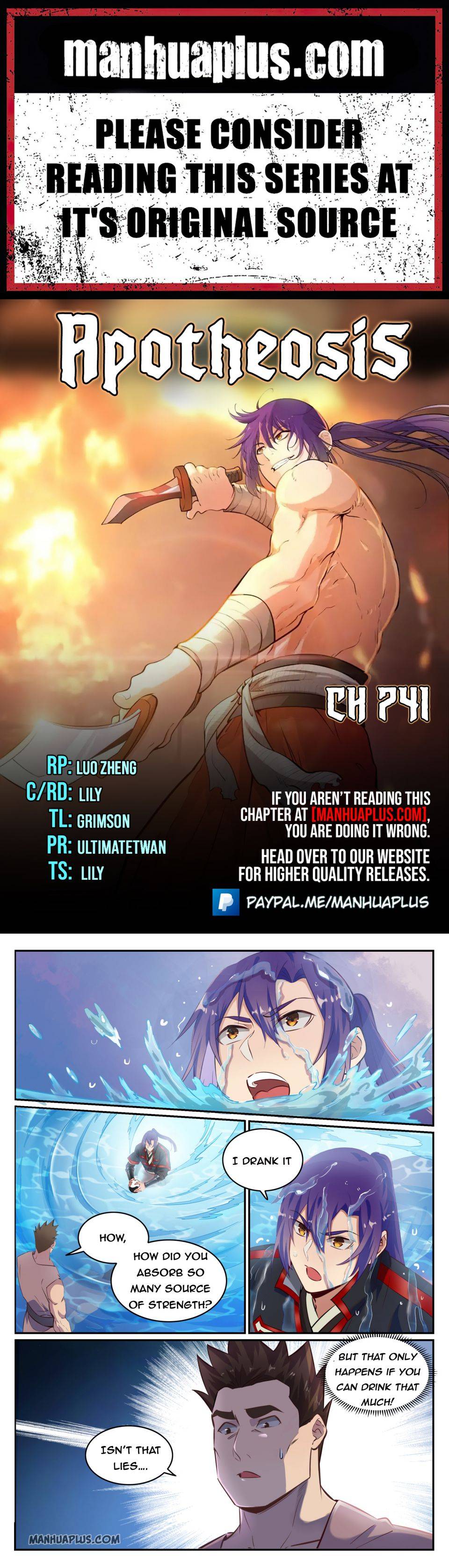 Apotheosis - Manhua chapter 741 - page 1