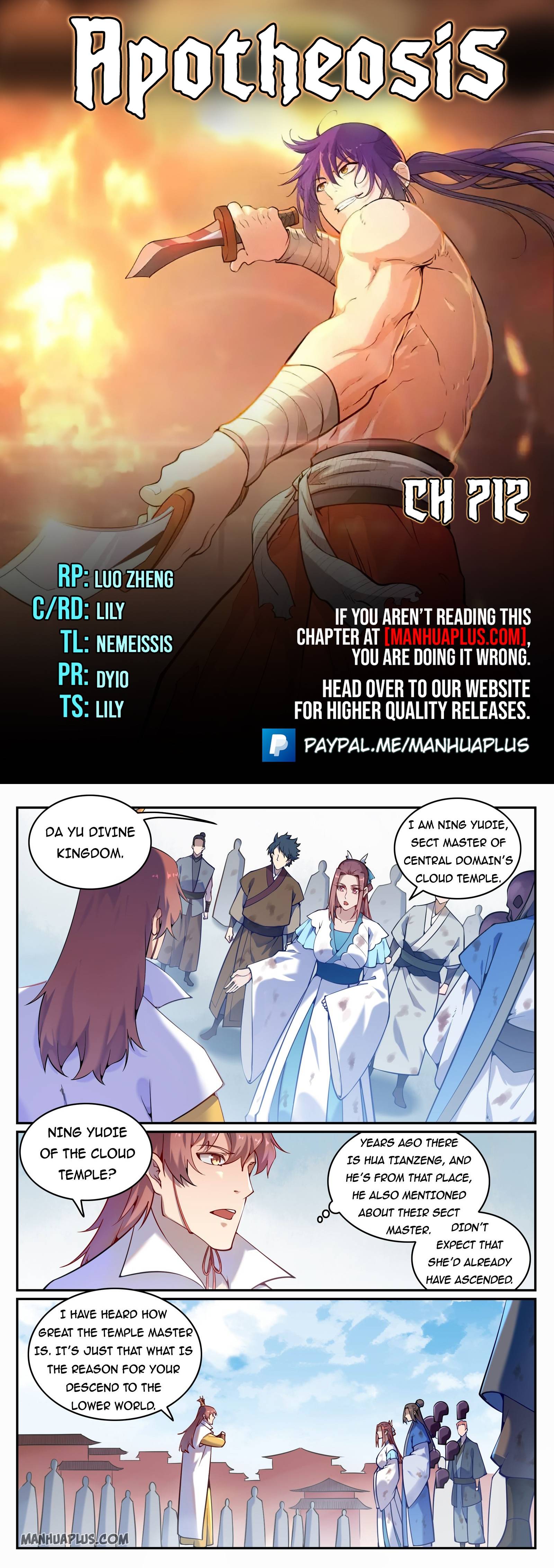 Apotheosis - Manhua chapter 712 - page 1