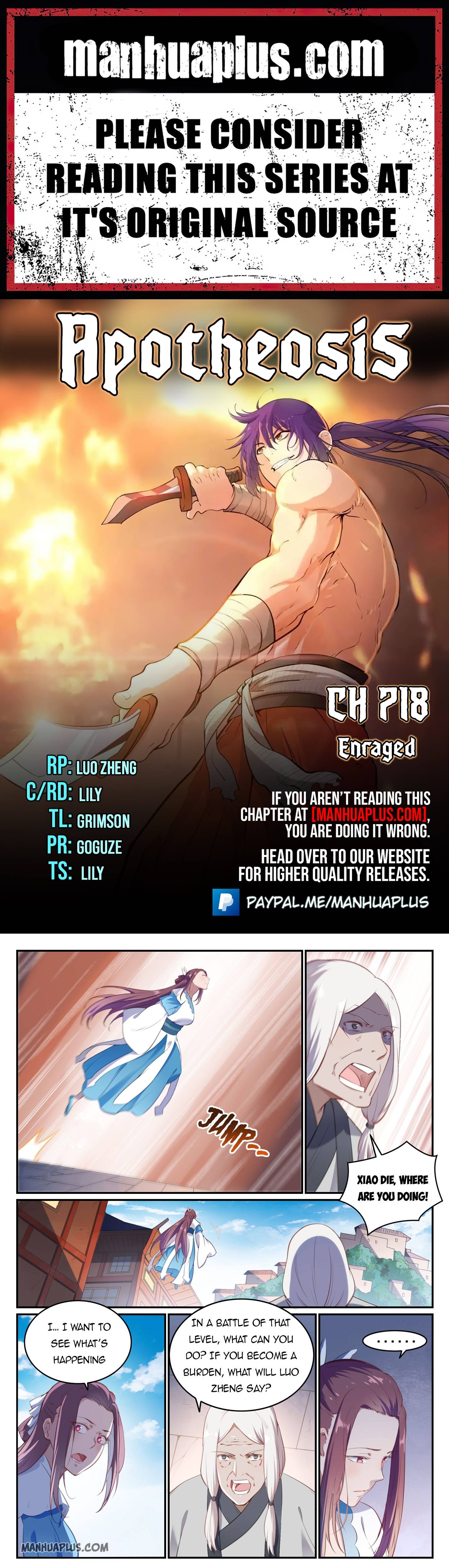 Apotheosis - Manhua chapter 718 - page 1