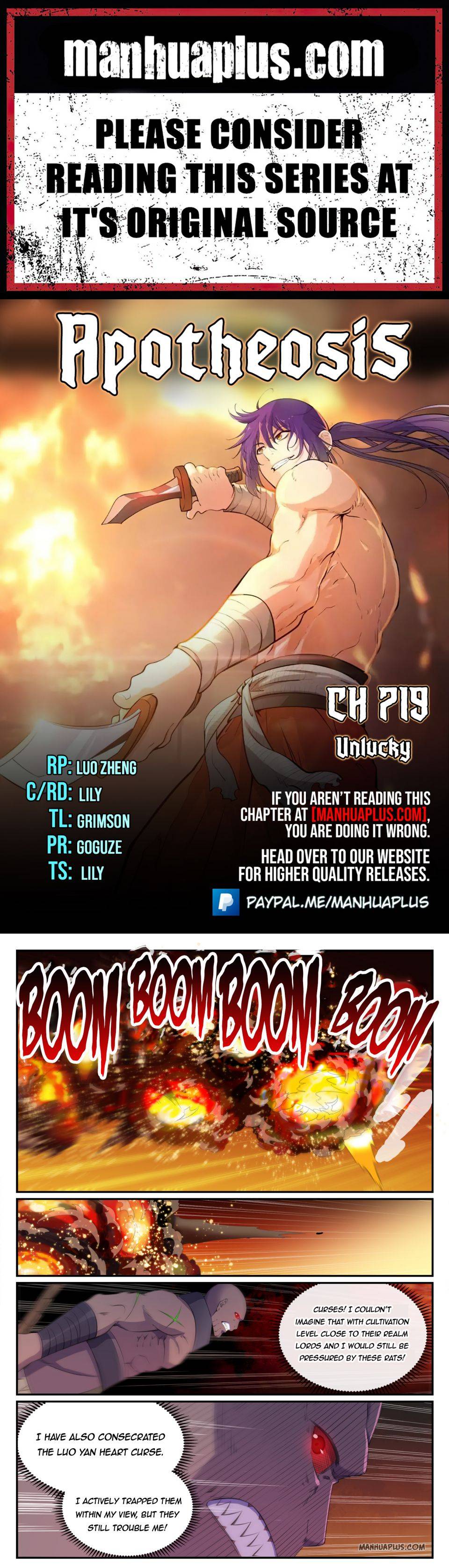 Apotheosis - Manhua chapter 719 - page 1