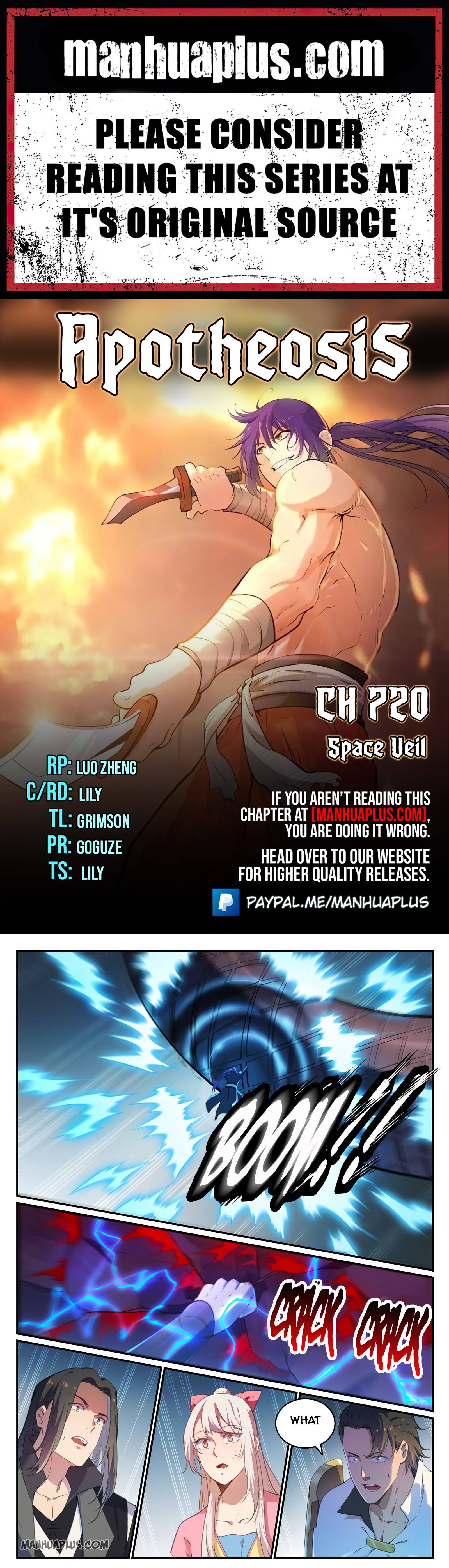 Apotheosis - Manhua chapter 720 - page 1