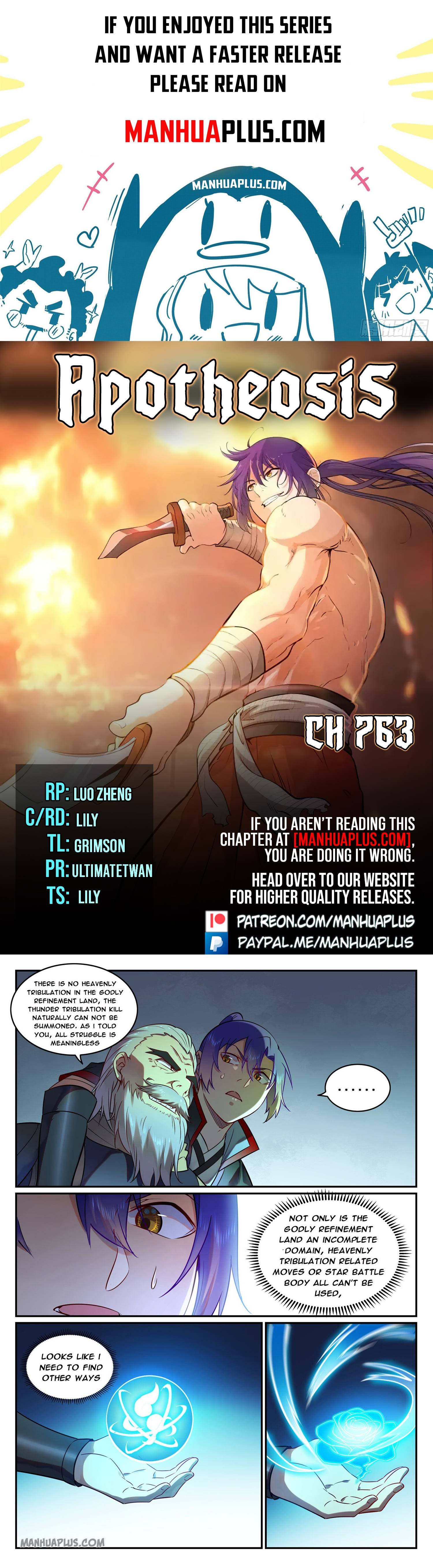 Apotheosis - Manhua chapter 763 - page 1