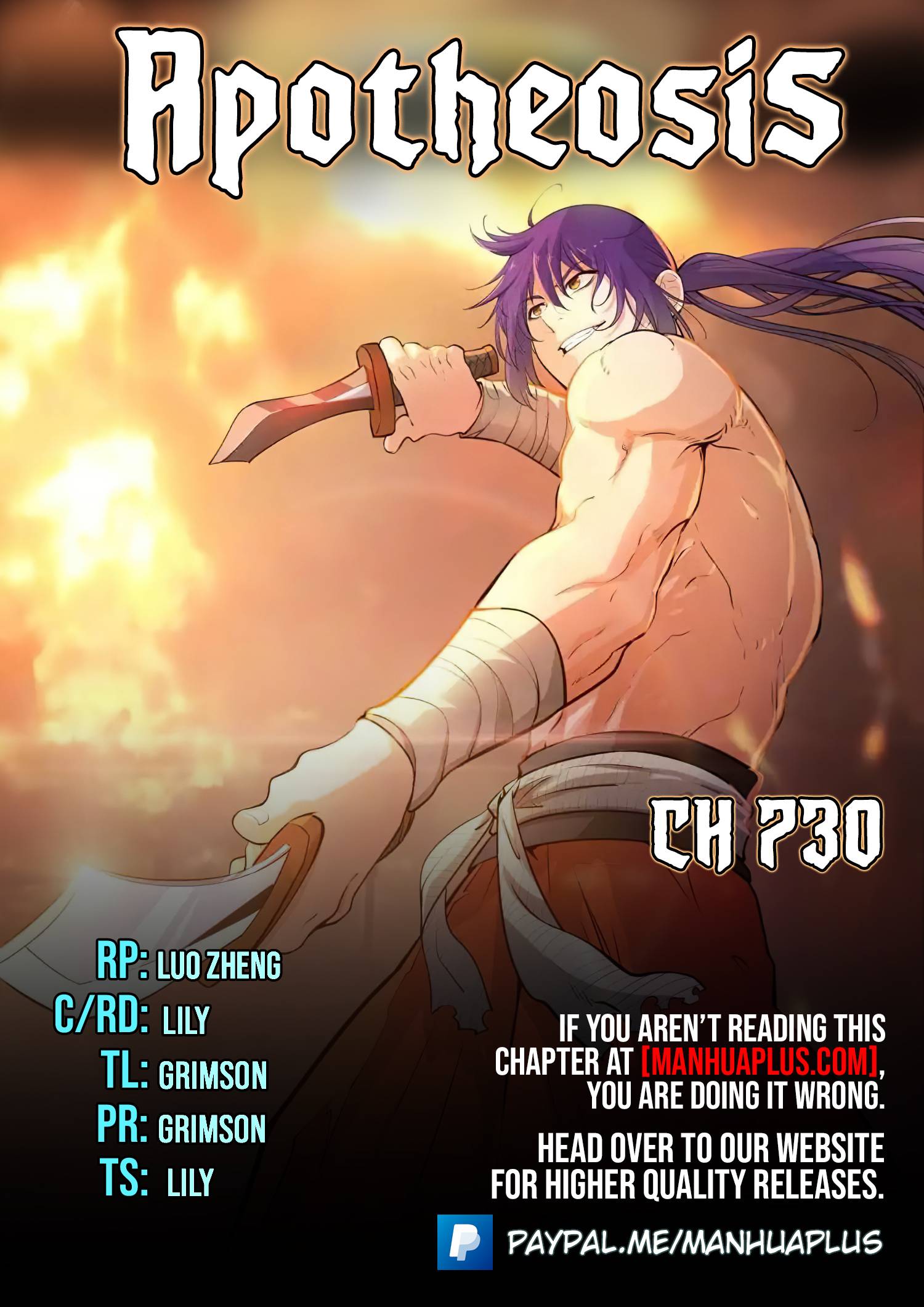 Apotheosis - Manhua chapter 730 - page 1
