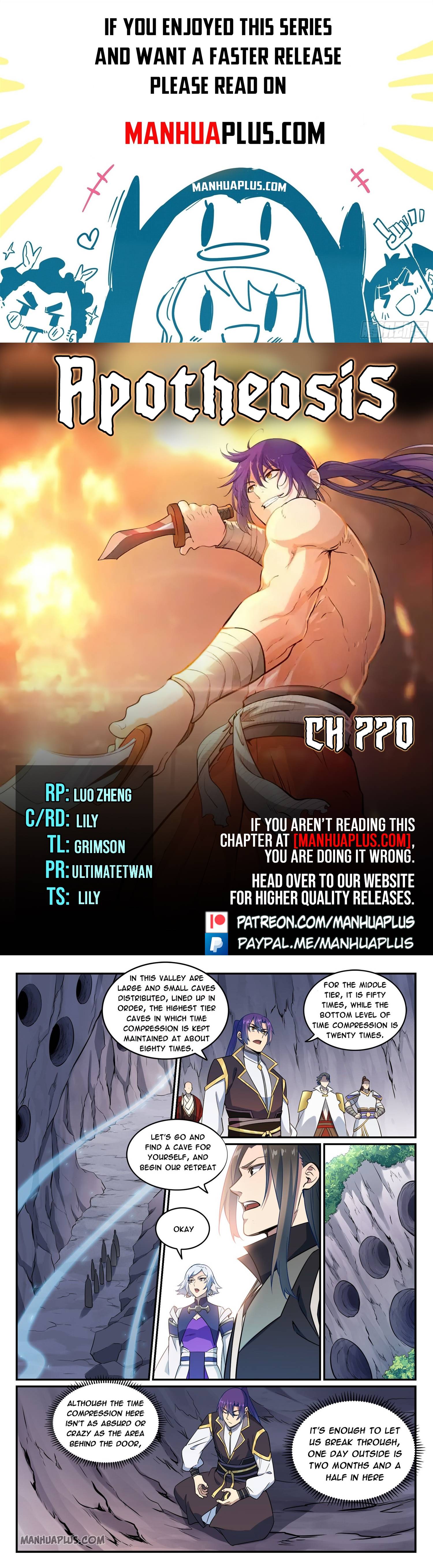Apotheosis - Manhua chapter 770 - page 1