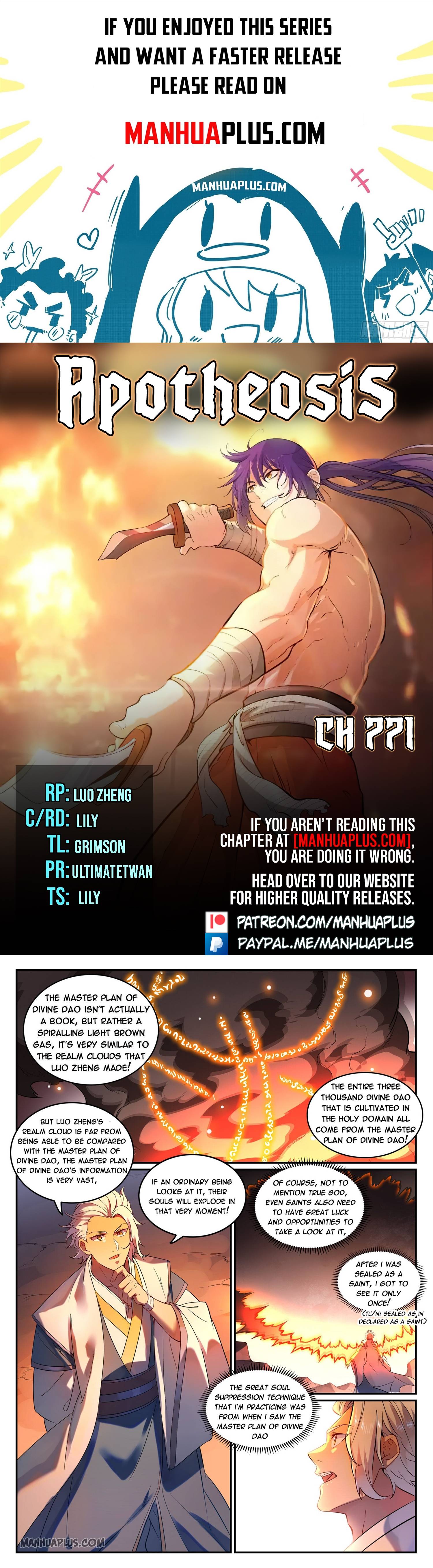 Apotheosis - Manhua chapter 771 - page 1