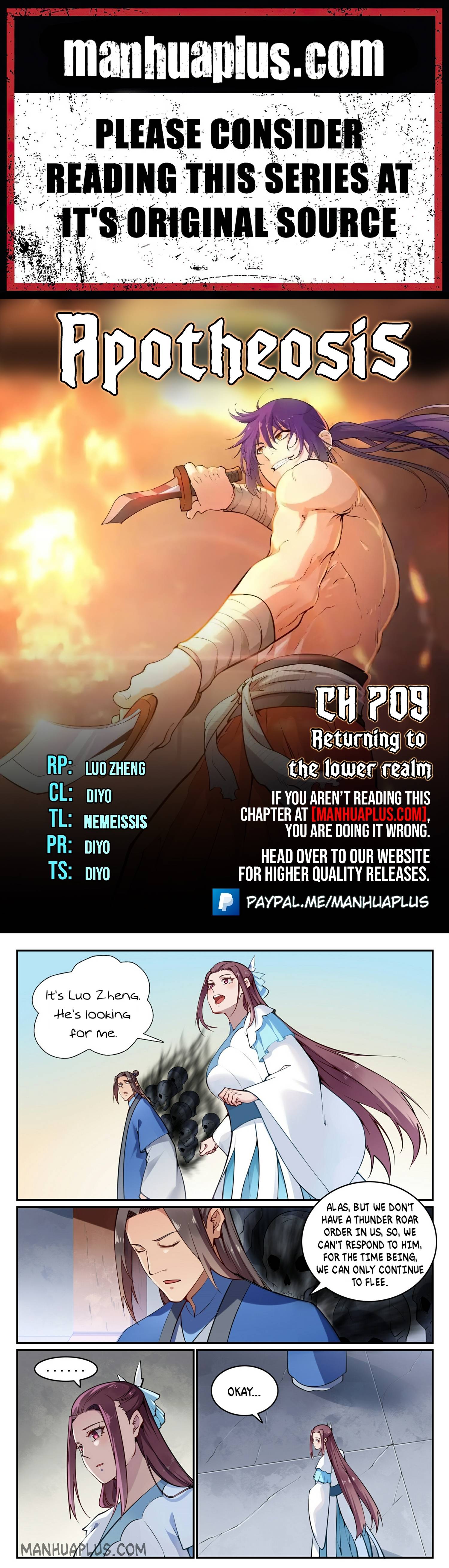 Apotheosis - Manhua chapter 709 - page 1