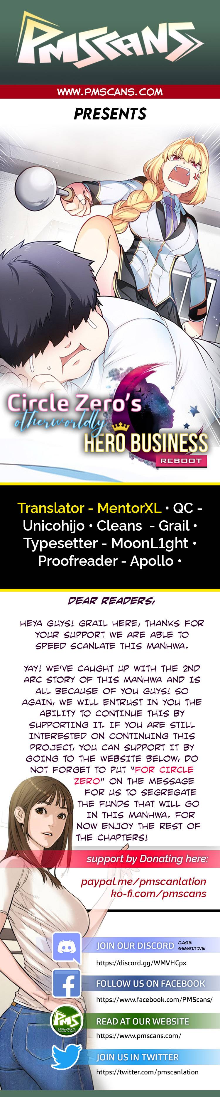 Circle Zero’s Otherworldly Hero Business: Reboot chapter 55 - page 1