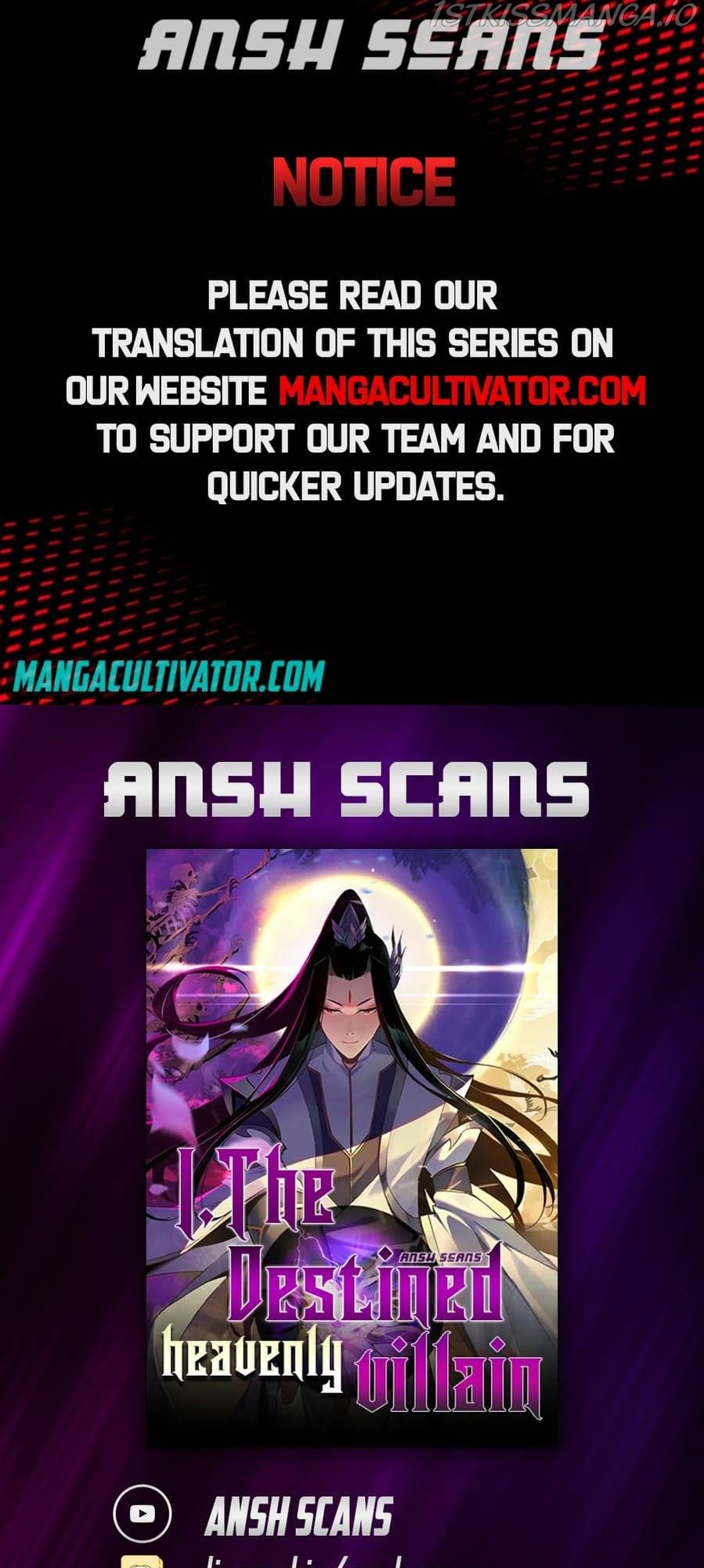 Me, The Heavenly Destined Villain Chapter 56 - page 1