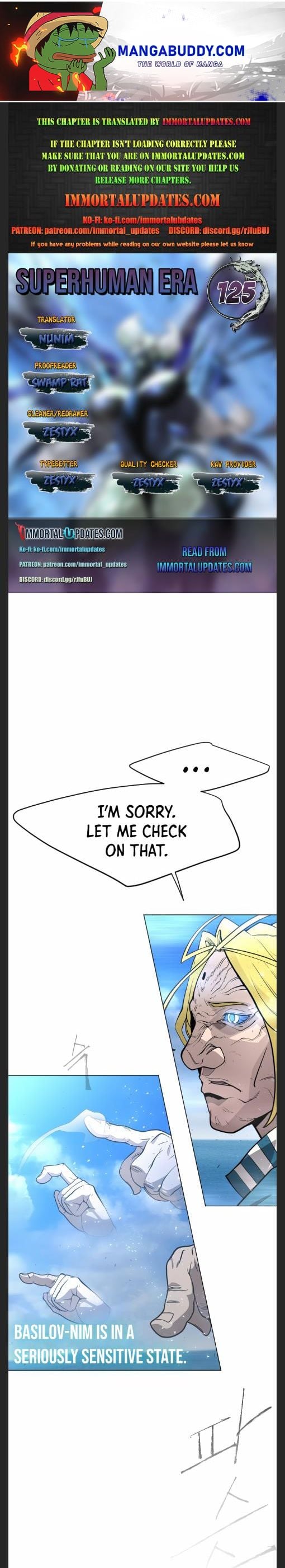 Superhuman Era chapter 125 - page 1