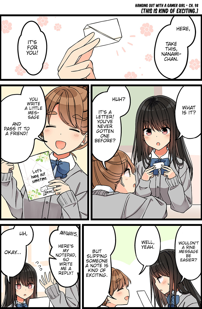 Hanging Out With a Gamer Girl chapter 98 - page 1