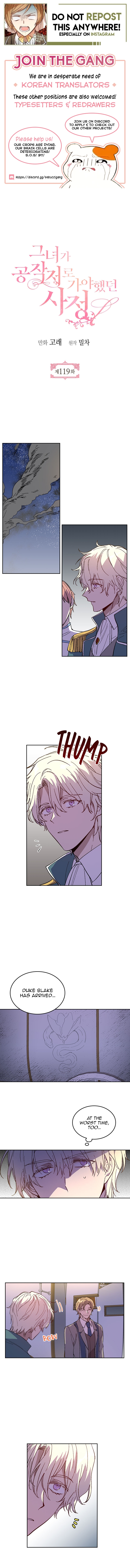 The Reason Why Raeliana Ended up at the Duke’s Mansion Chapter 119 - page 1